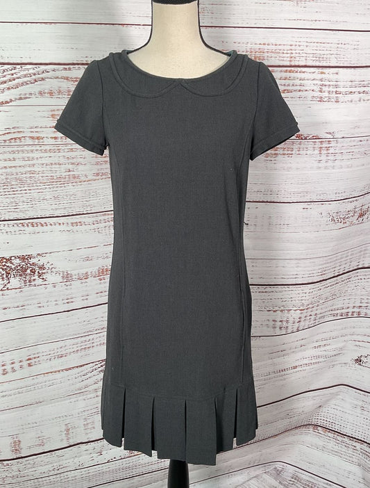 Twin Set Simona Barbieri Pleated Drop Waist Dress Gray XS