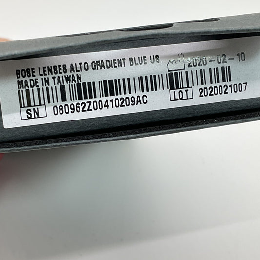 BOSE 839535-0500 Frame Blue Gradient Alto Style Replacement Lenses