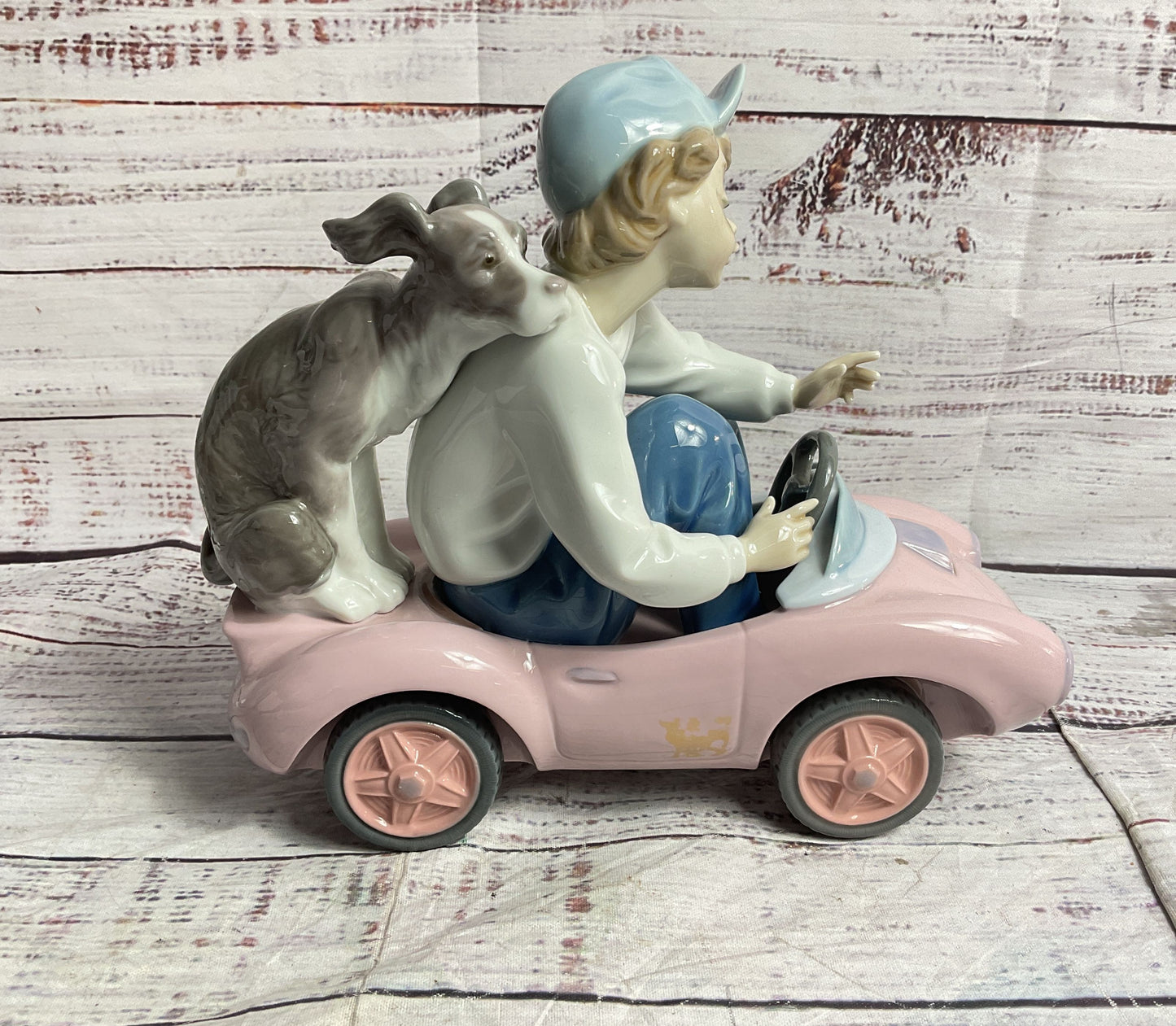 Lladro Out For A Spin #5770 Porcelain Figurine