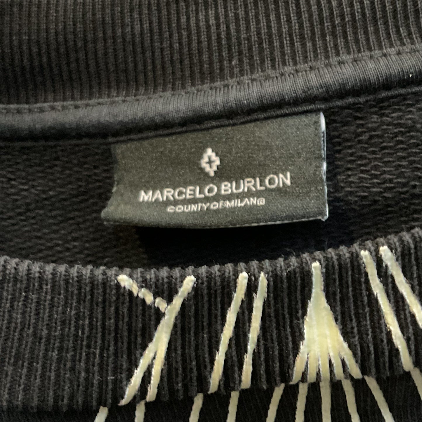 MARCELO BRULON Men's Pullover Crewneck Sweatshirt- SZ M