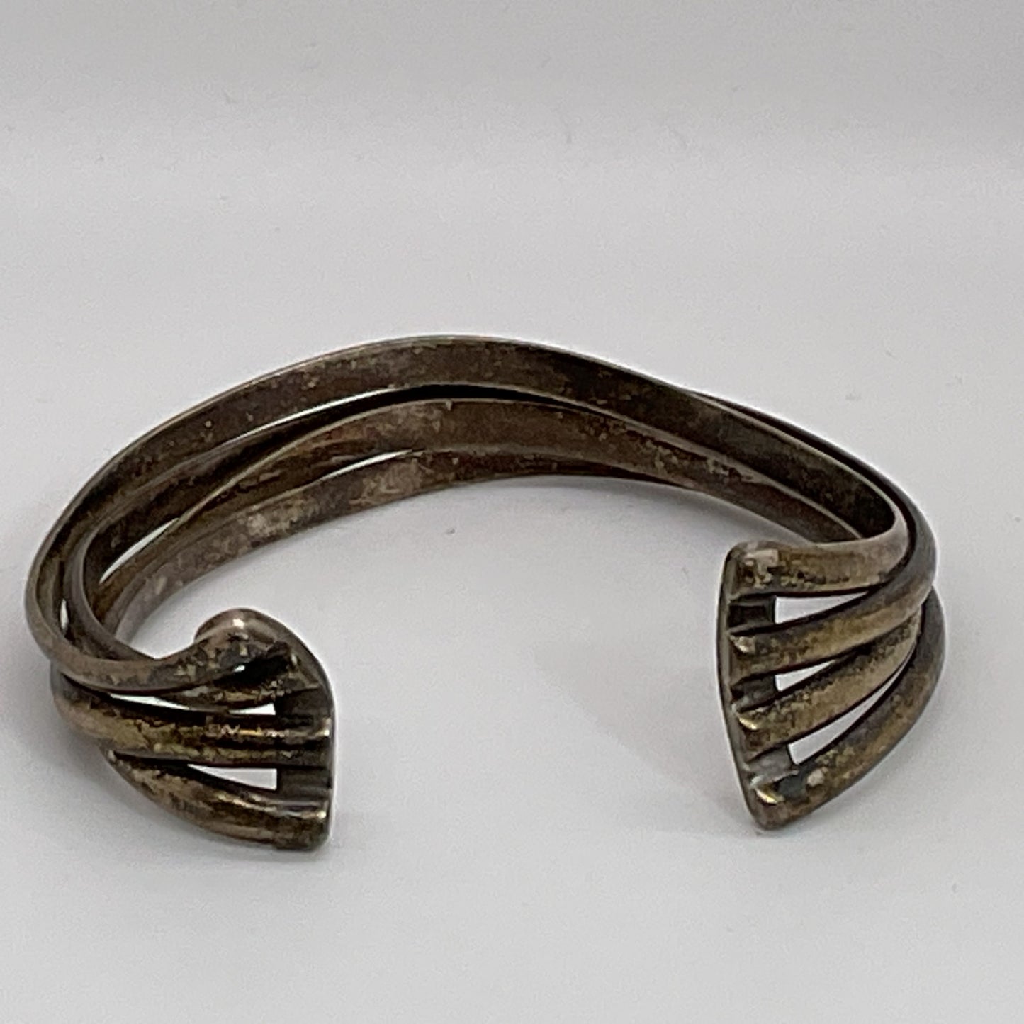 TAXCO Mexico Sterling Silver Cuff 5.75" racelet- 32.64g
