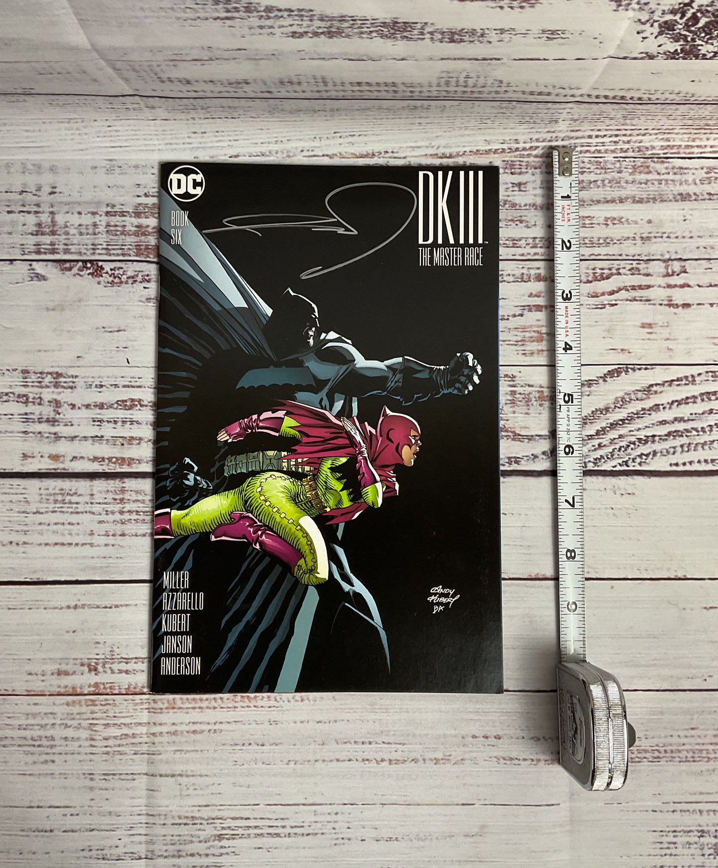 Rare Frank Miller DC Comics Signed Dark Knight III Master Race #6 Of 9