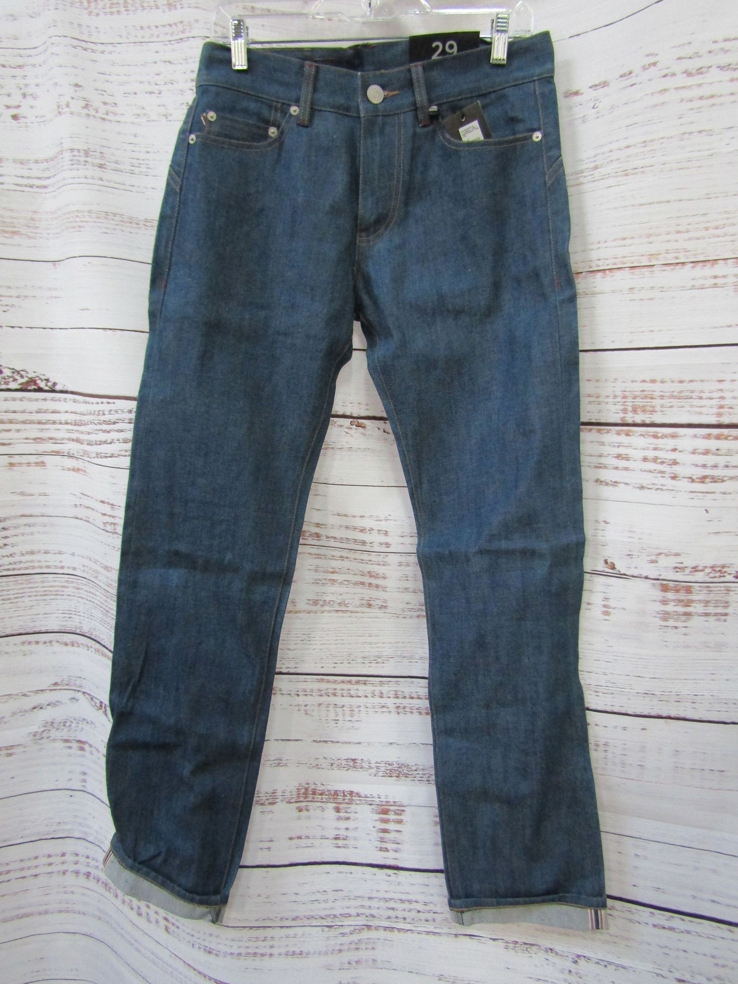 Armani Exchange J66 Men's Droite Blue Selvedge Denim Jeans Size 29
