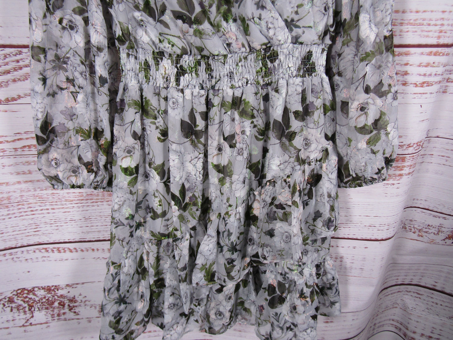 Laundry by Shelli Segal Women's Full Bloom Floral Mini Dress Size 8