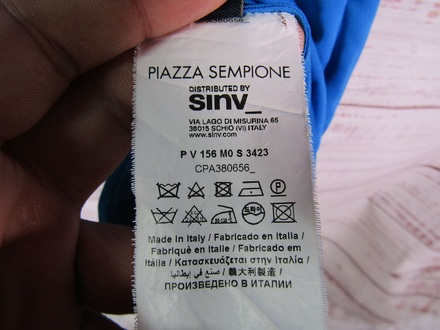 Piazza Sempione Women's Blue Collared Tunic Dress Size 42 Made in Italy