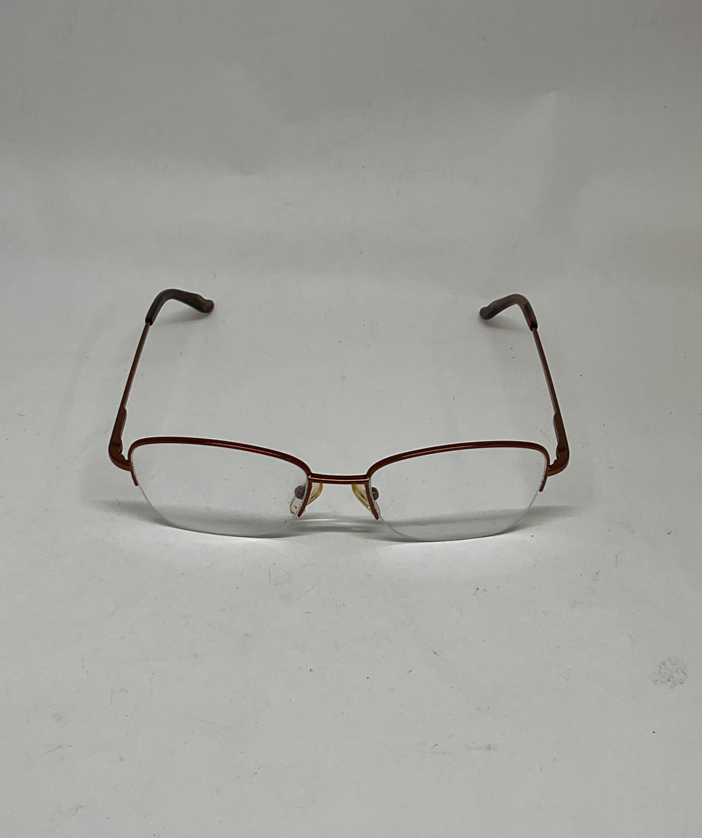 SAKI Japan Brown Eyeglasses Frames Only Size 140