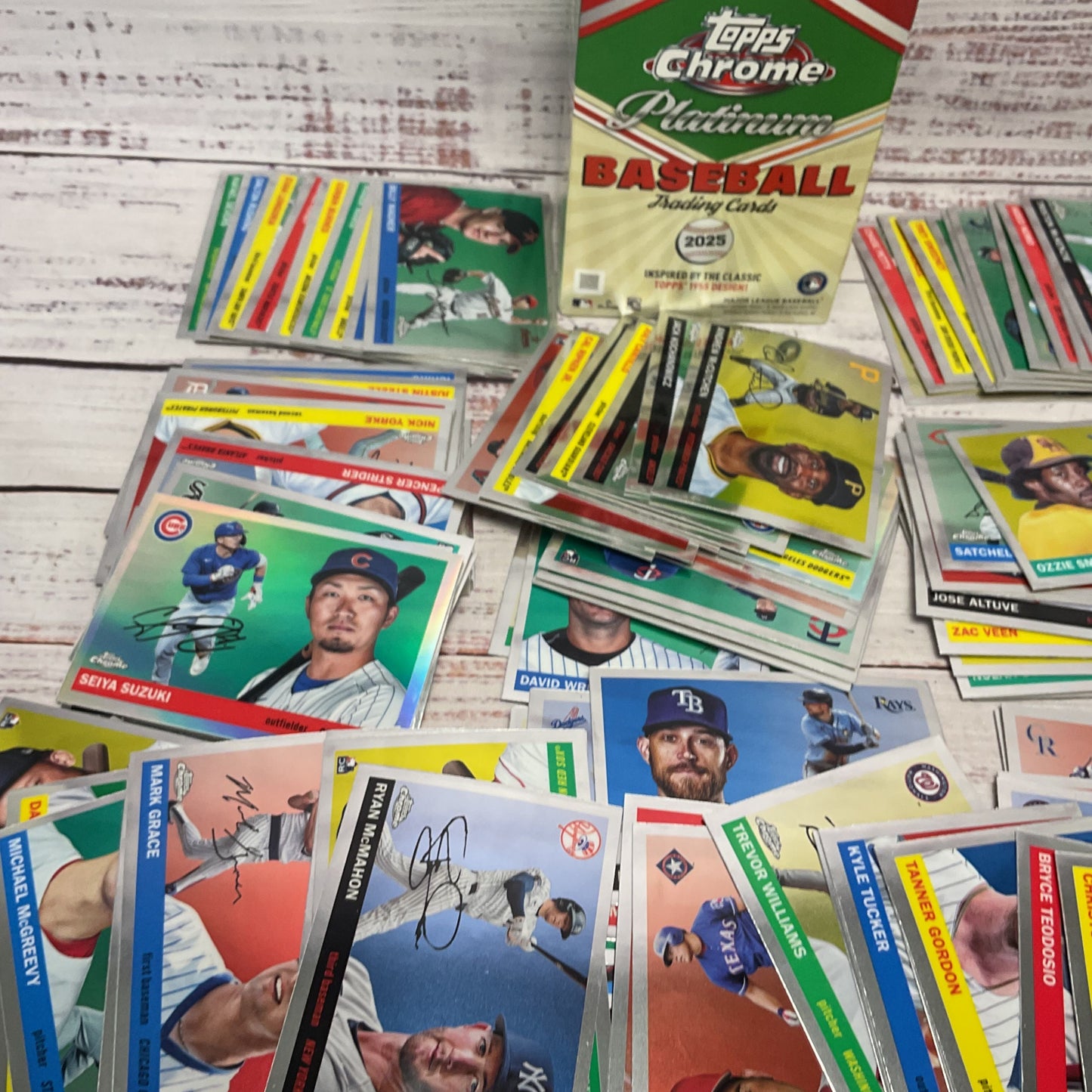 Topps Chrome Platinum 2025 ~100 Baseball Trading Cards