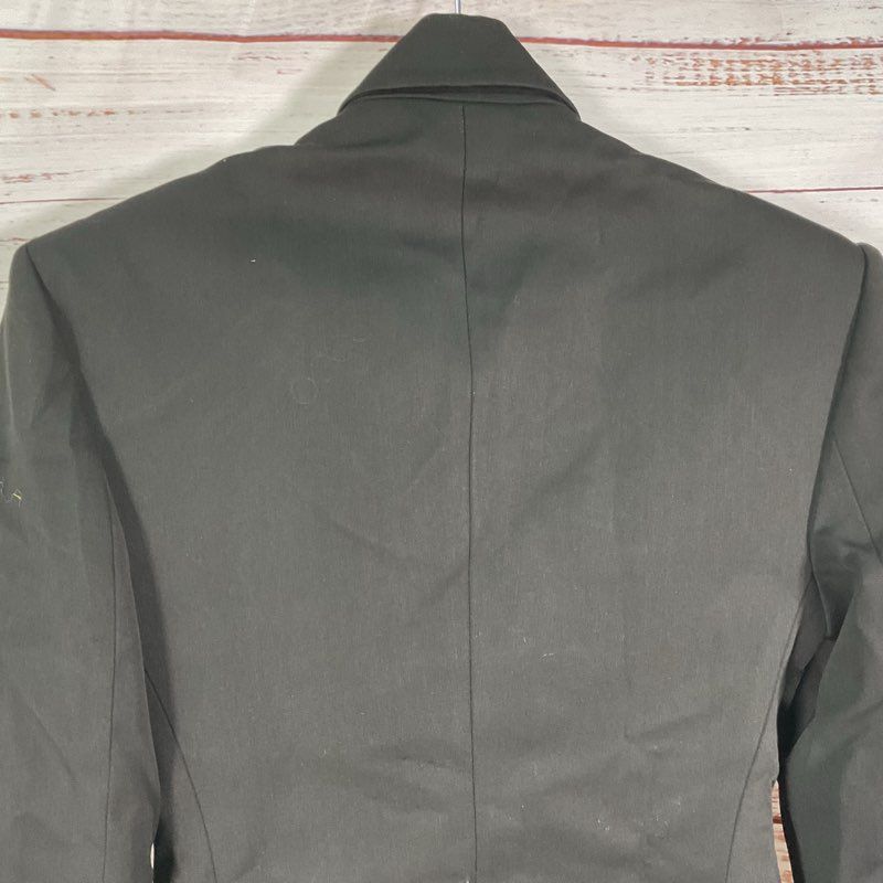 Salt Murphy Yannis Black Double Breasted Peak Lapel Blazer Jacket Men's Size 36