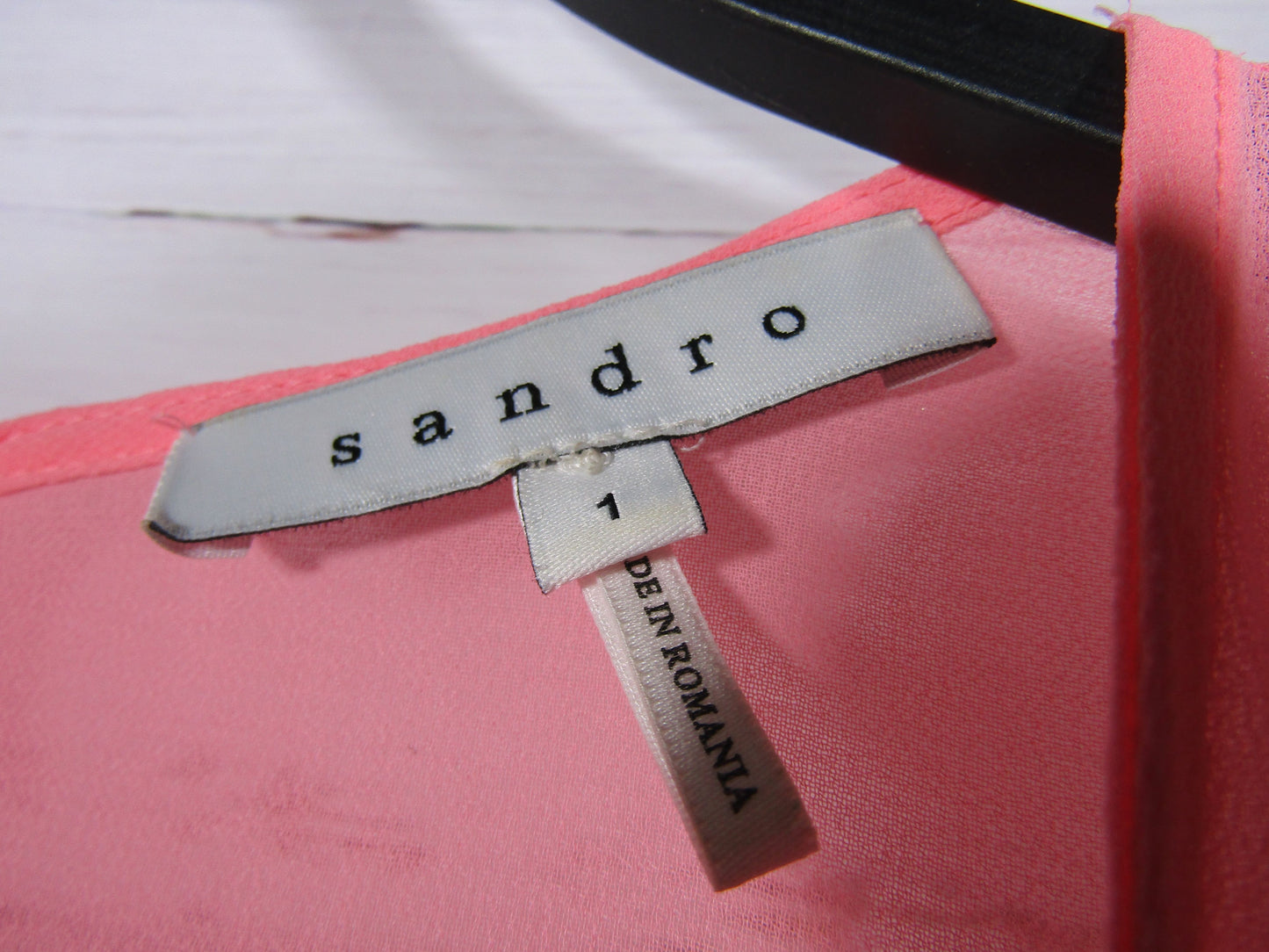 Sandro Women's Pink Sleeveless Mini Cocktail Dress Size 1