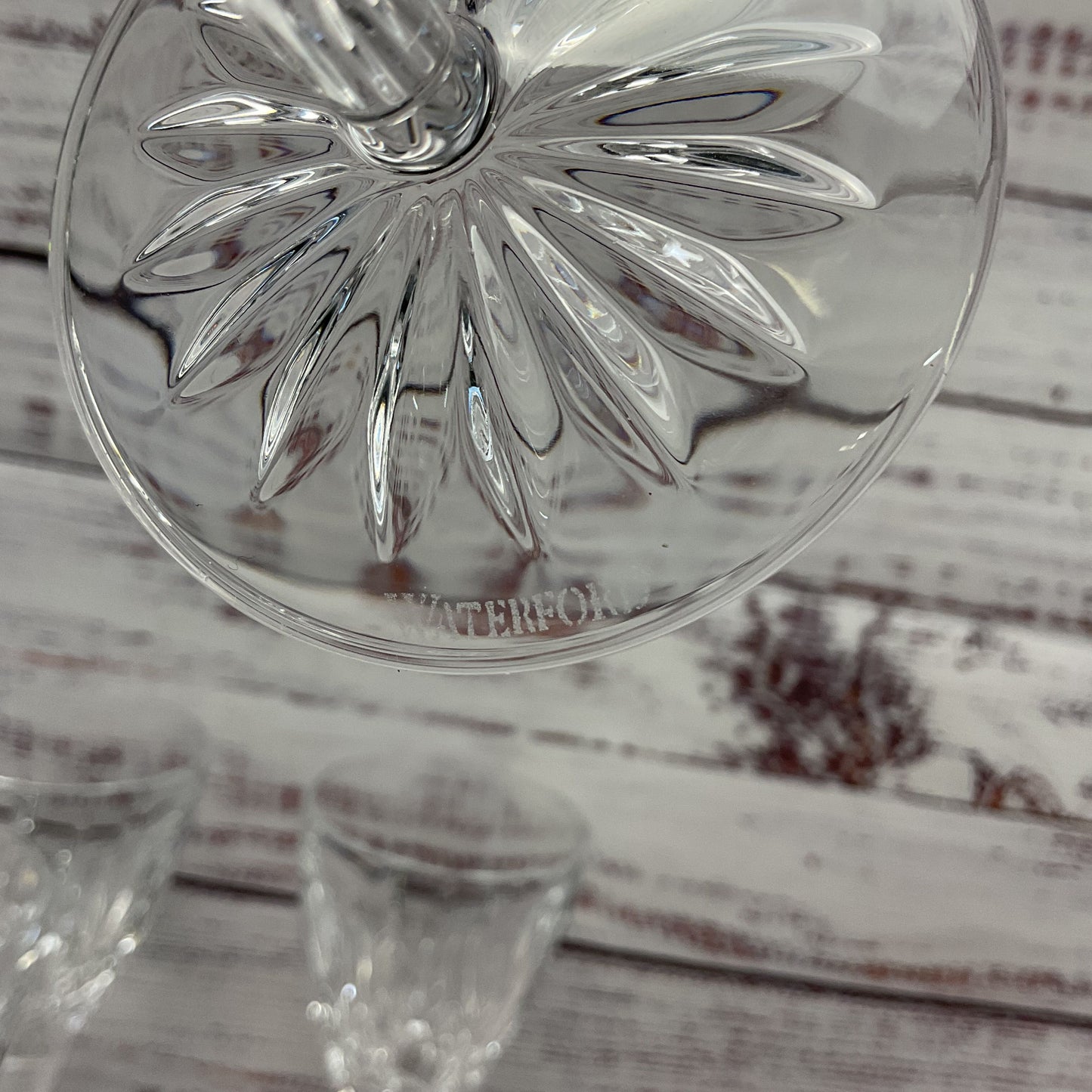 Waterford Lismore Clear Crystal 4 Pc Cordial Glasses 6.5"