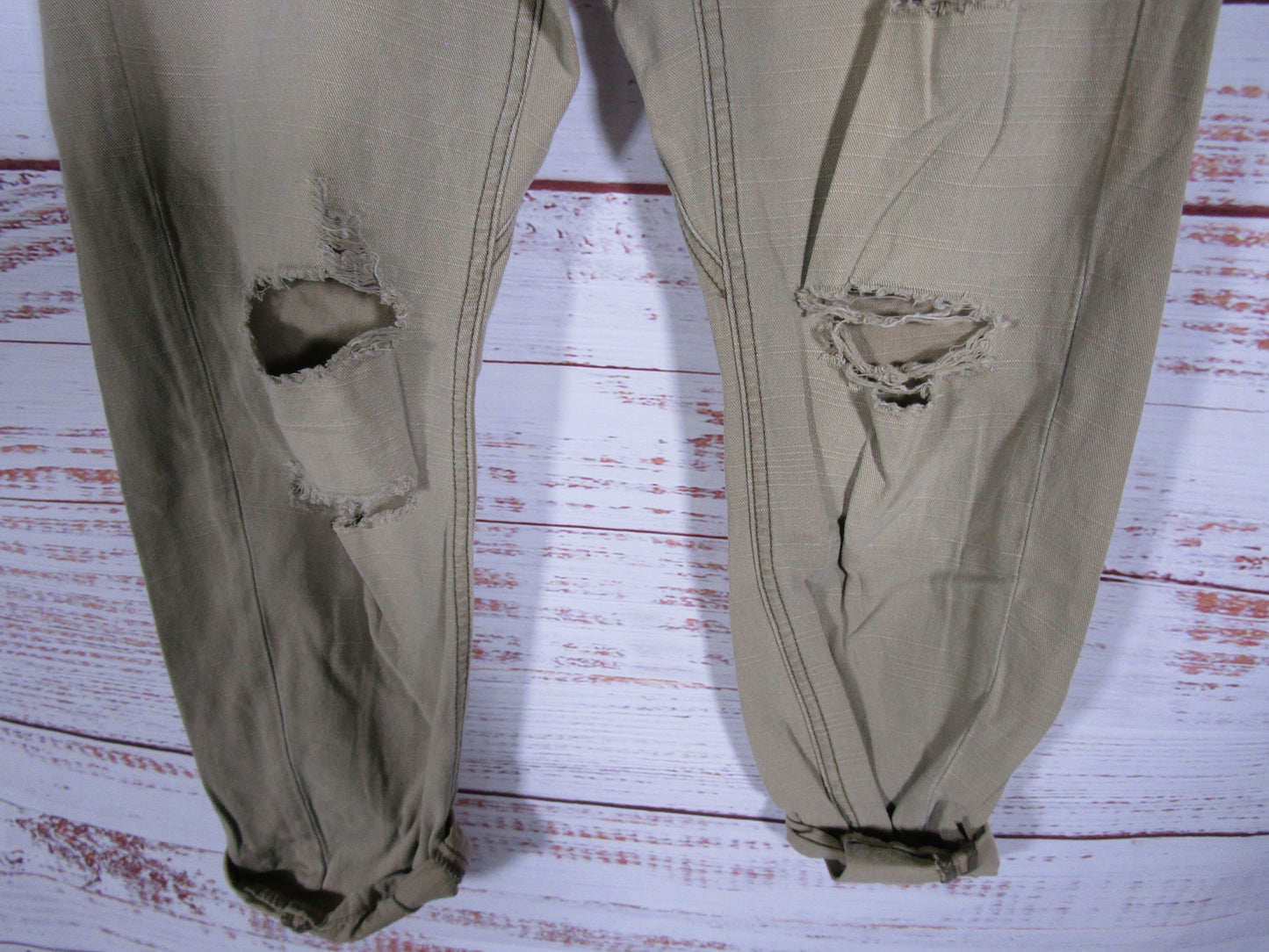 One Teaspoon Mr Browns Men's Militaire Green Distressed Jeans Size 29