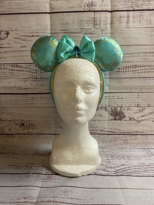 Disney Parks Princess Jasmine Aladdin Ears Headband With Veil NWT