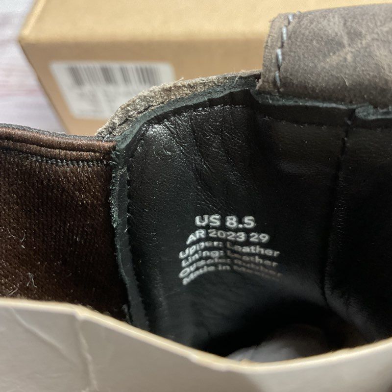 Nisolo Grey Leather Go-To Lug Chelsea Boot Women's Size 8.5