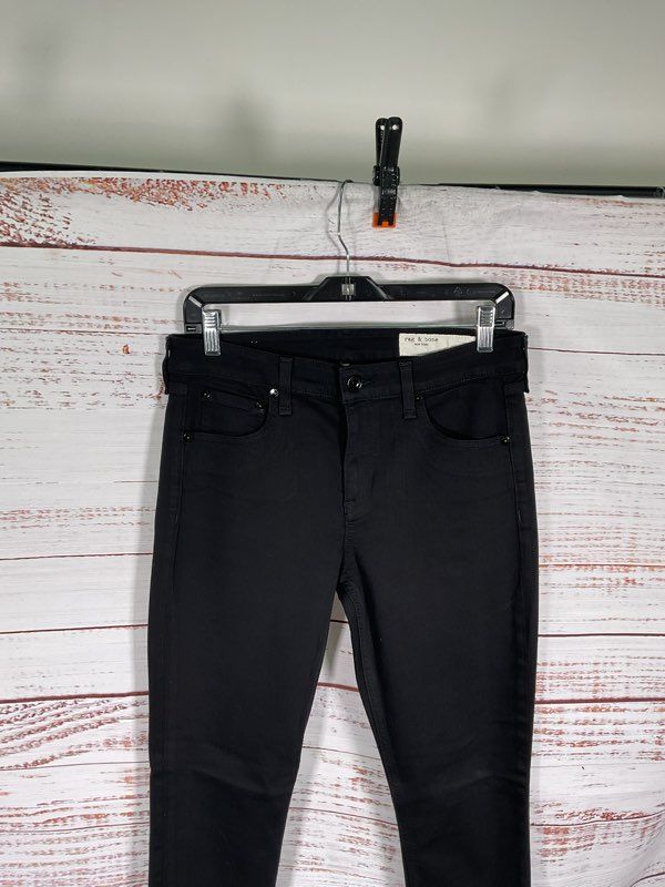 Rag & Bone Cate Mid Rise Ankle Skinny Jeans Size 29 Women's Black #2