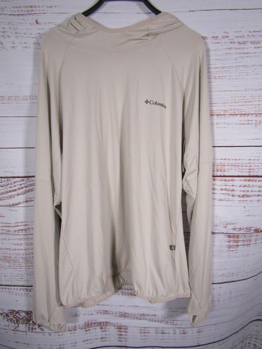 Columbia Skien Valley Men's Stone Beige Hoodie Size L