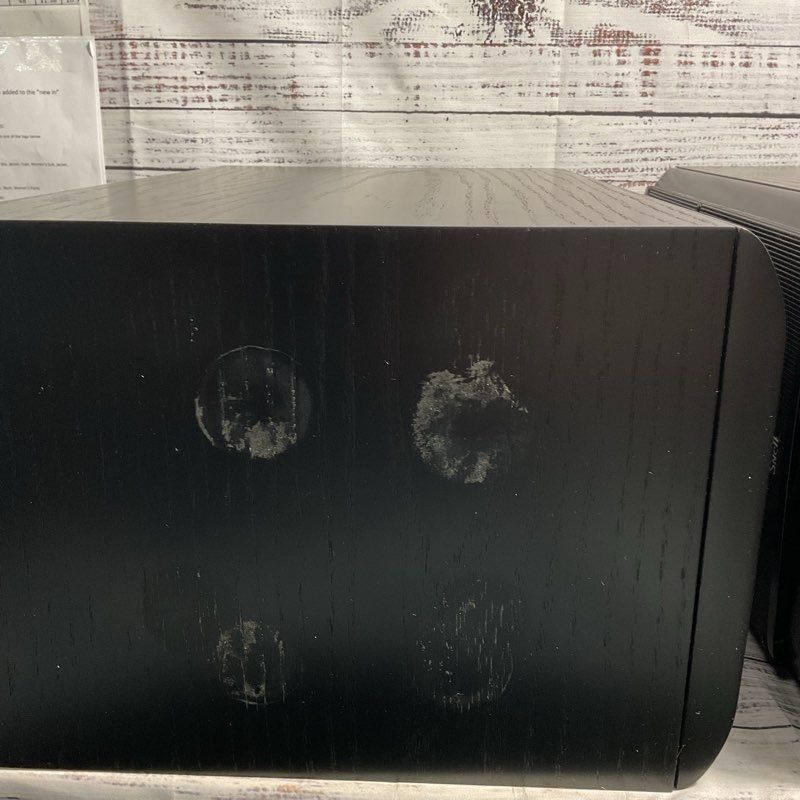 Snell Acoustics K.5 Monitor Black Speakers Pair w/ Manual