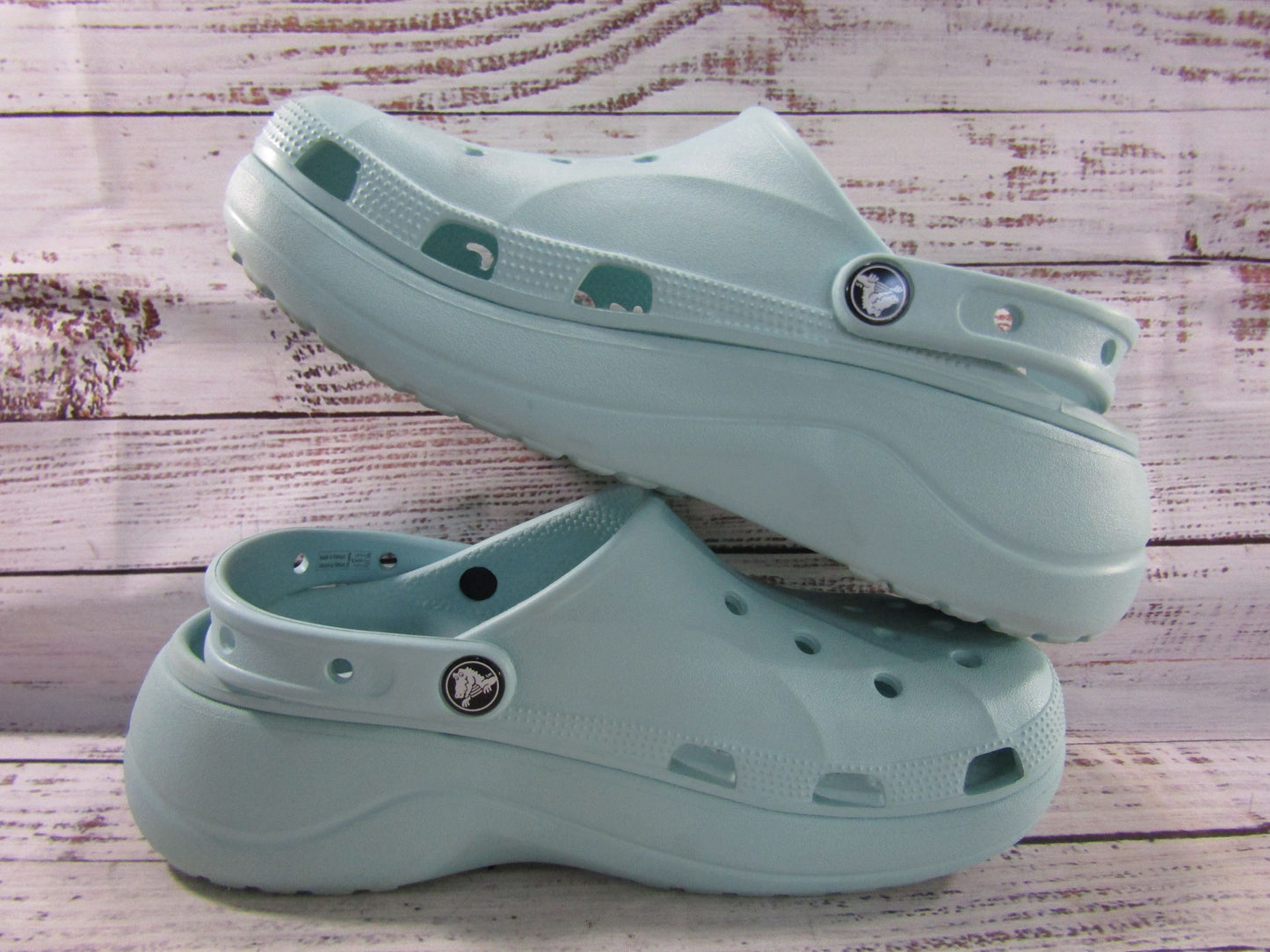 Crocs Baya Women's Pure Water Blue Sandals Size 9