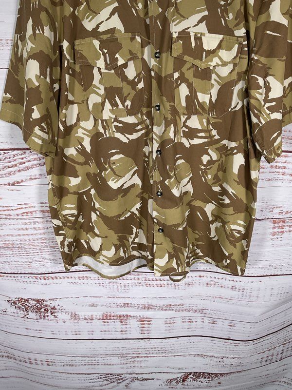 APC Rue Madame Paris Camo Button Up Shirt Size L