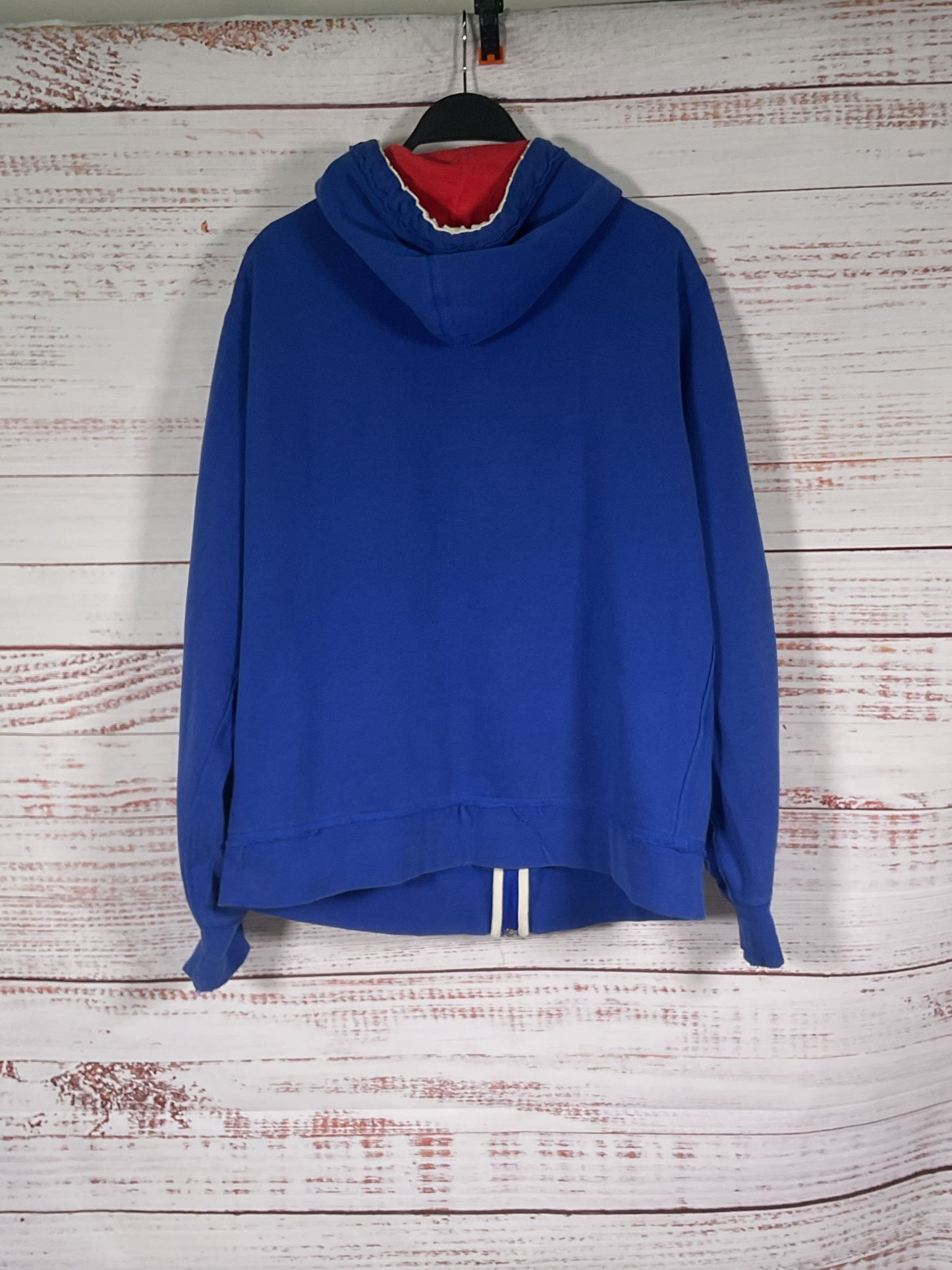 Adidas Blue Vintage Philadelphia 76ers Zip Up Hoodie - Size M