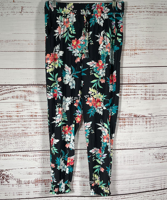 Tommy Bahama Floral Springs Beach Swim Cover-Up Jogger Pants Multicolor S