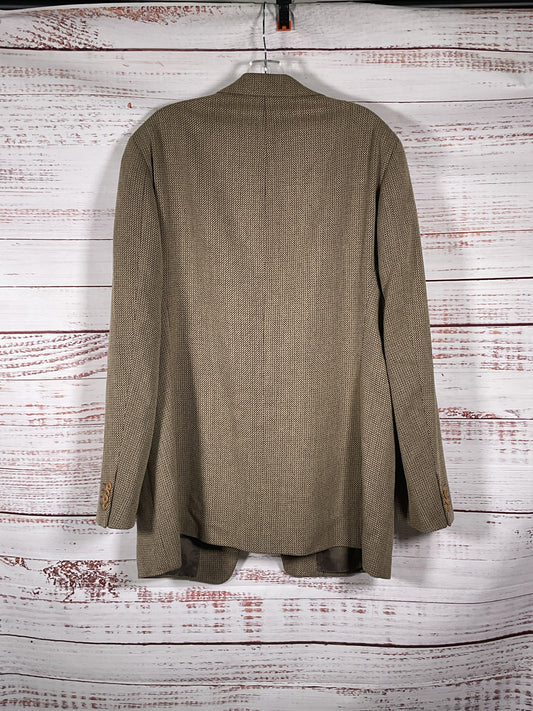 Giorgio Armani Beige Borgo 21 Blazer - Size 56 Long