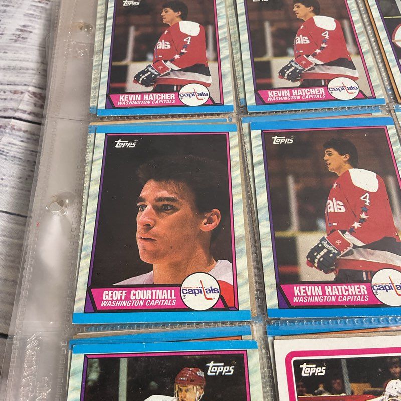 Lot Of 200+ Vintage 1980s Topps Hockey Cards & Stickers