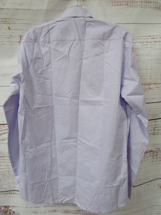Hugo Boss Valerio Men's Lavender Cotton Dress Shirt Size 15.5
