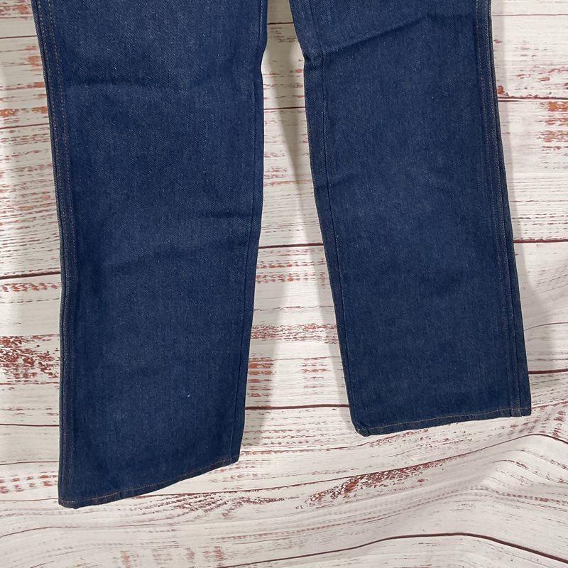Vintage 80s Deadstock Wrangler Slim Fit Middleweight 14.75 oz Boot Jeans 27x31