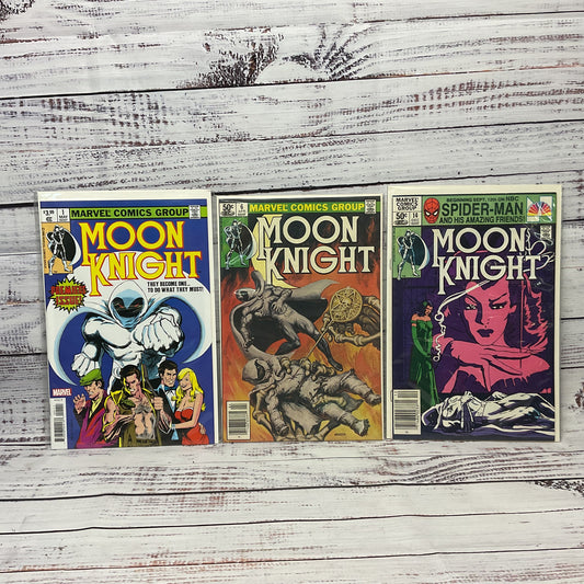 Moon Knight #1 Facsimile, 6, 14 Marvel Comic Book