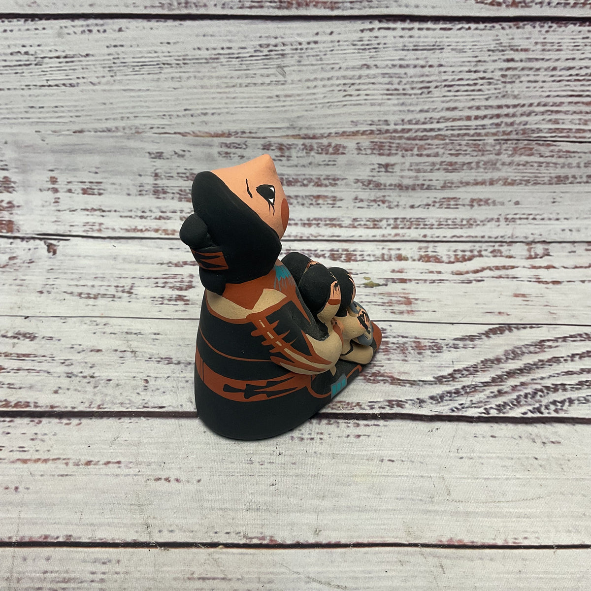 D. Lucero Jemez Native American Ceramic Pottery Figurine 4inch