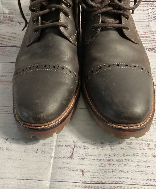 Warfield & Grand Presidio Tip 113806 Gentleman’s Brown Leather Boots Size 10