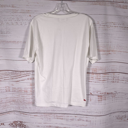 Azuki Anime Skater Girl Y2K White T-shirt - Size S