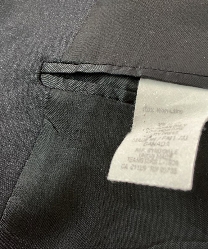 Men's Ralph Lauren Black Wool Jacket Size 40R