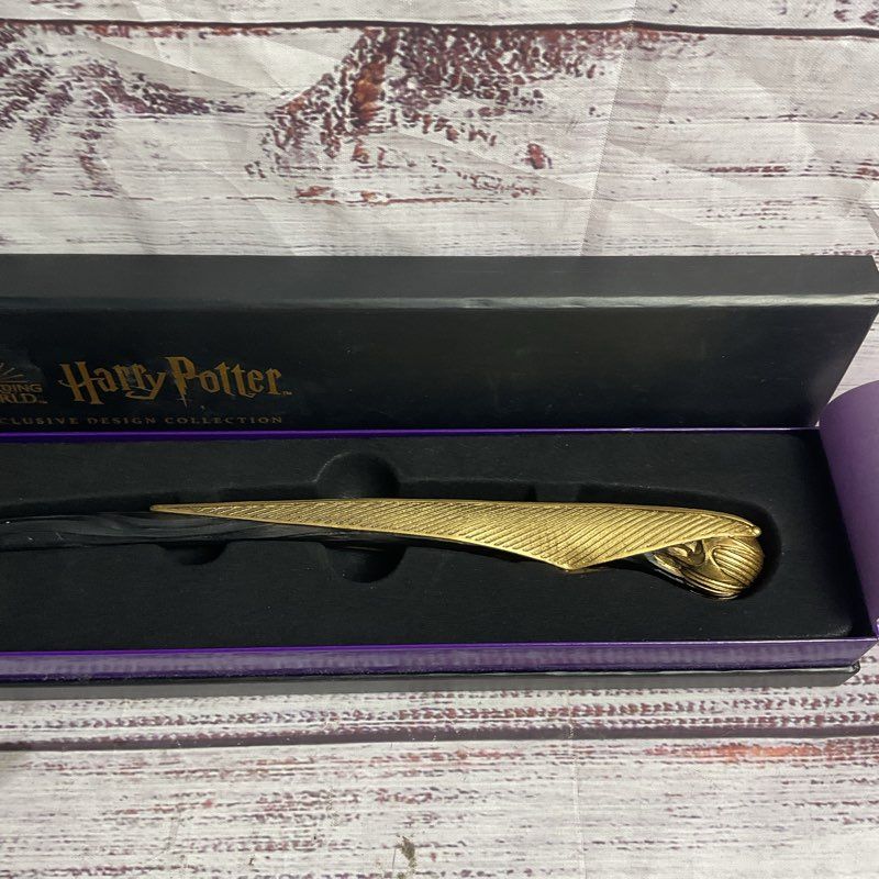 Harry Potter Wizarding World Golden Snitch Wand Hp Design Collection