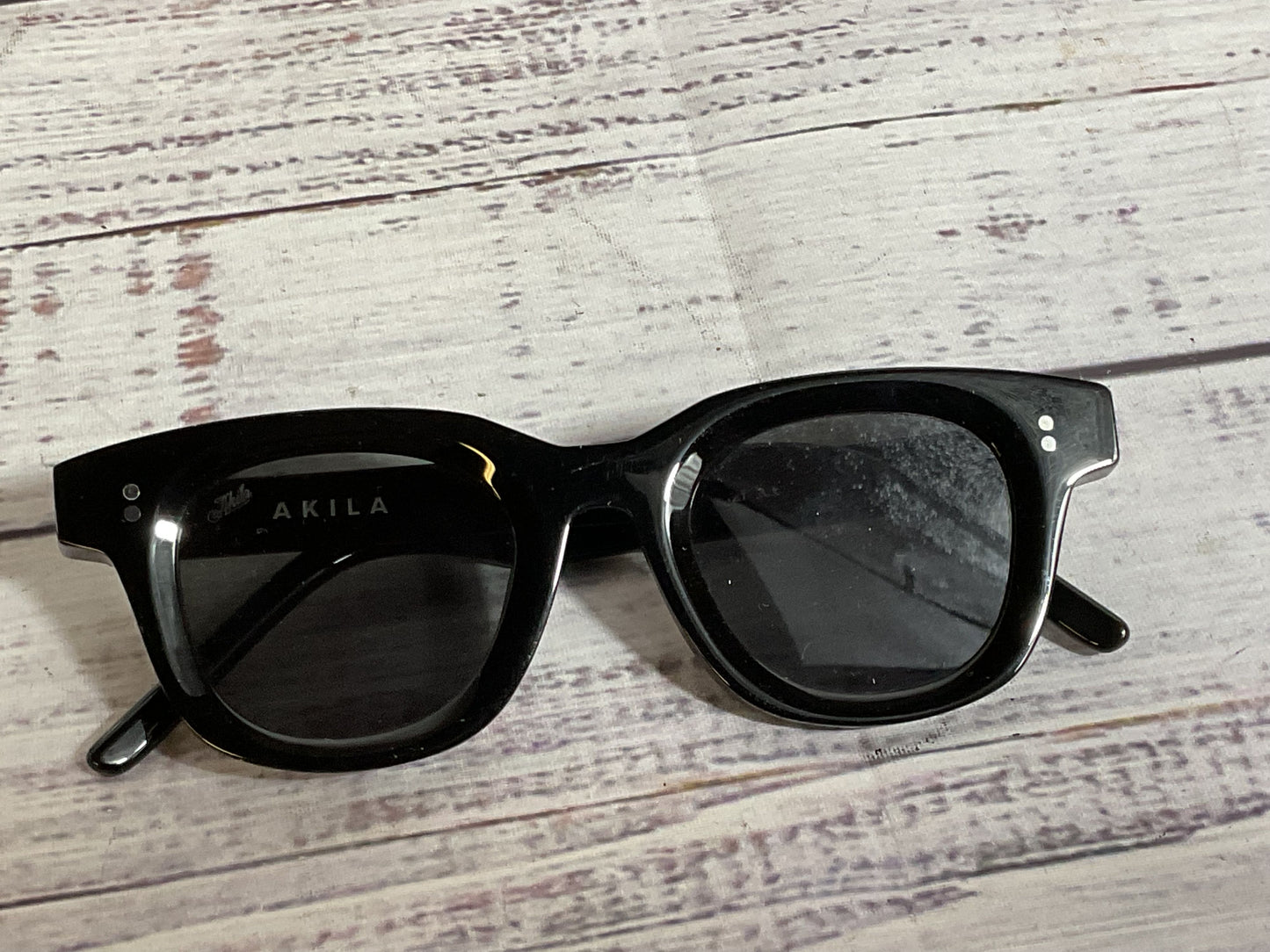AKILA Black Apollo Kids Sunglasses with Case