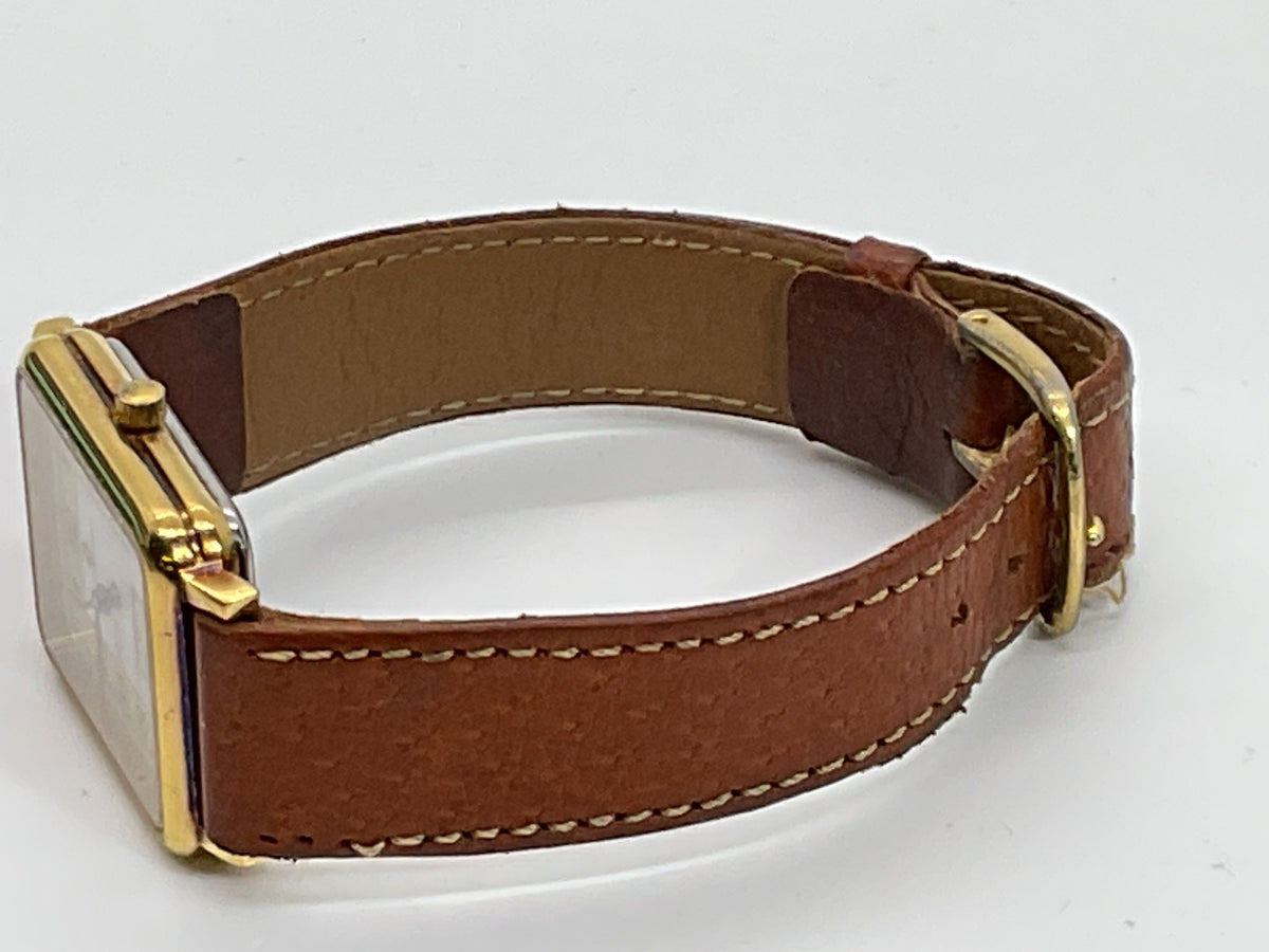VTG. J.B. CHAMPION Women's Gold Tone Watch- NEEDS BATTERY