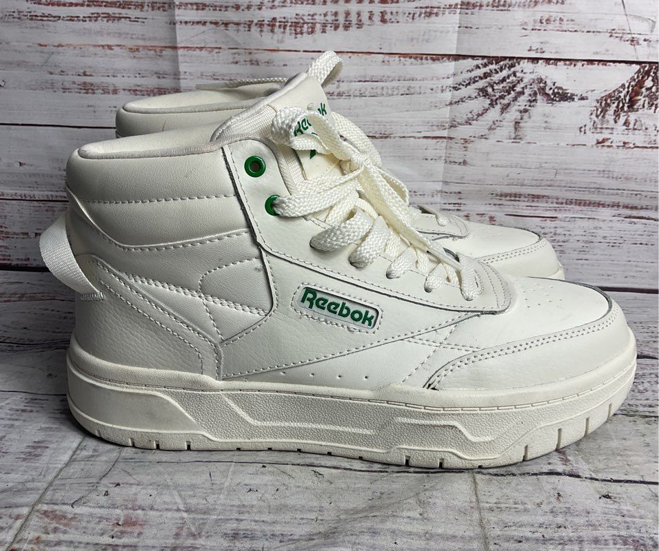 Reebok Tech Geo Classic Hi-Top Sneakers White 8.5