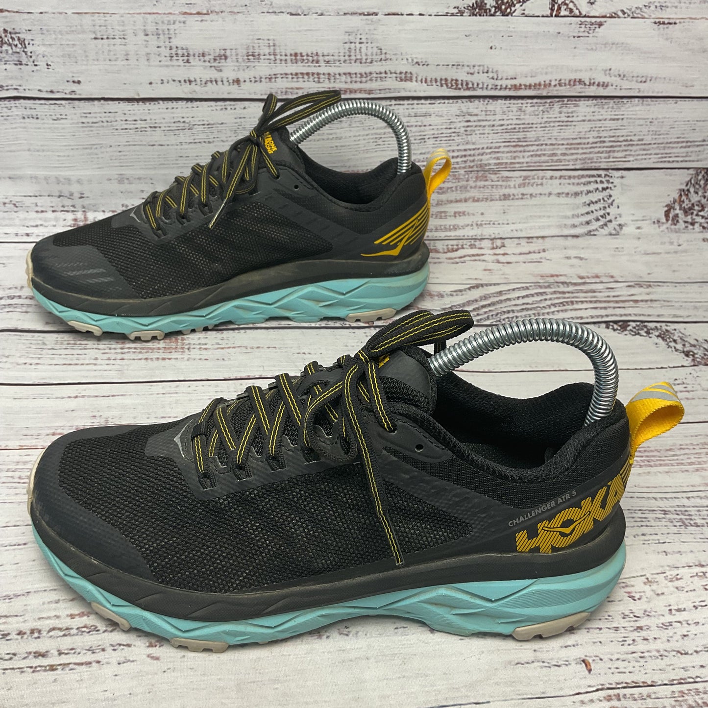 Hoka One One Challenger ATR 5 Black Athletic Sneaker Shoe Women Size 6