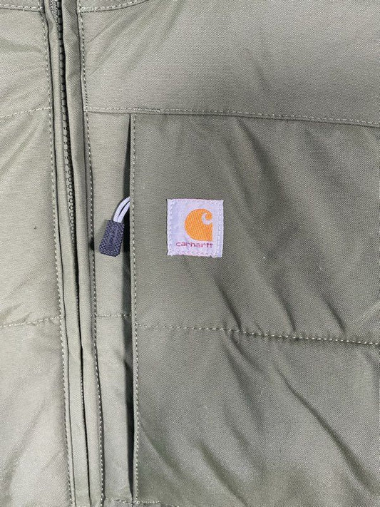 Carhartt Women's Rain Defender Insulated Zip Up Jacket Size S (4-6) Green