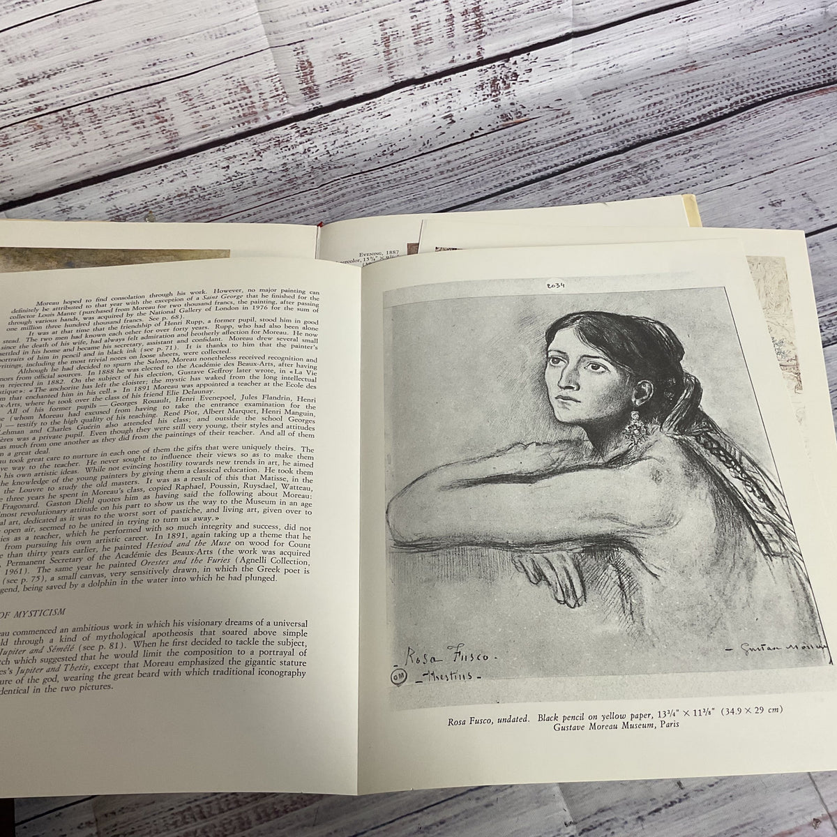 GUSTAVE MOREAU CROWN ART LIB By Jean Selz - Hardcover *FAIR CONDITION*