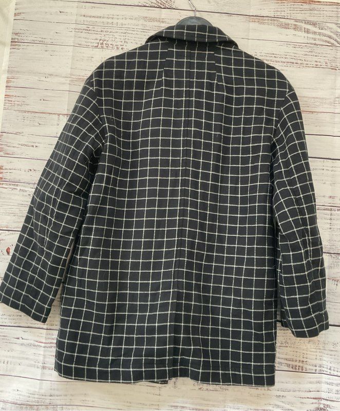 NWT Women's Madewell Blue Plaid Jacket Size XS