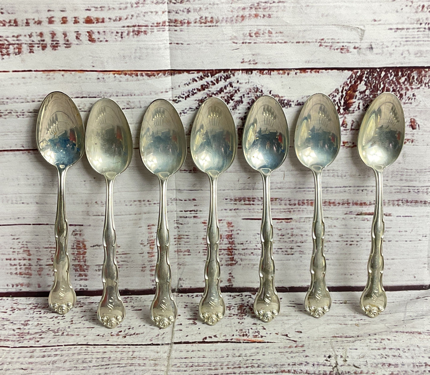 Gorham Vintage Set of 12 Rondo Spoons Sterling Silver