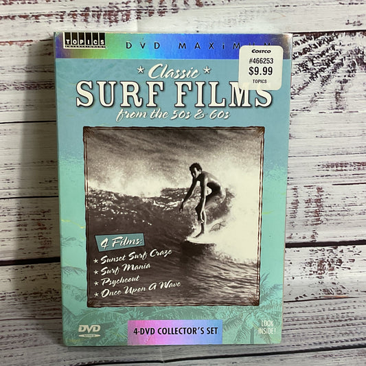 Classic Surf Films from the 50s and 60s DVD 4-Disc Set