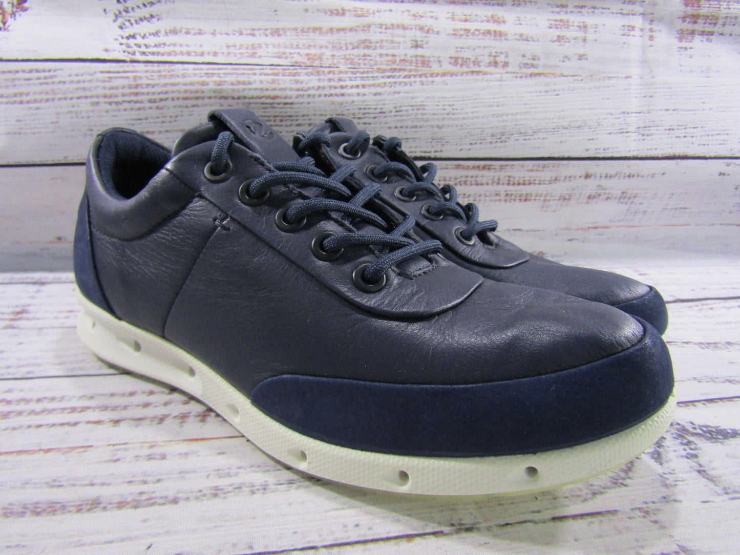 Ecco Cool Pro Women's Blue Leather Gore-Tex Waterproof Golf Shoes Size 5