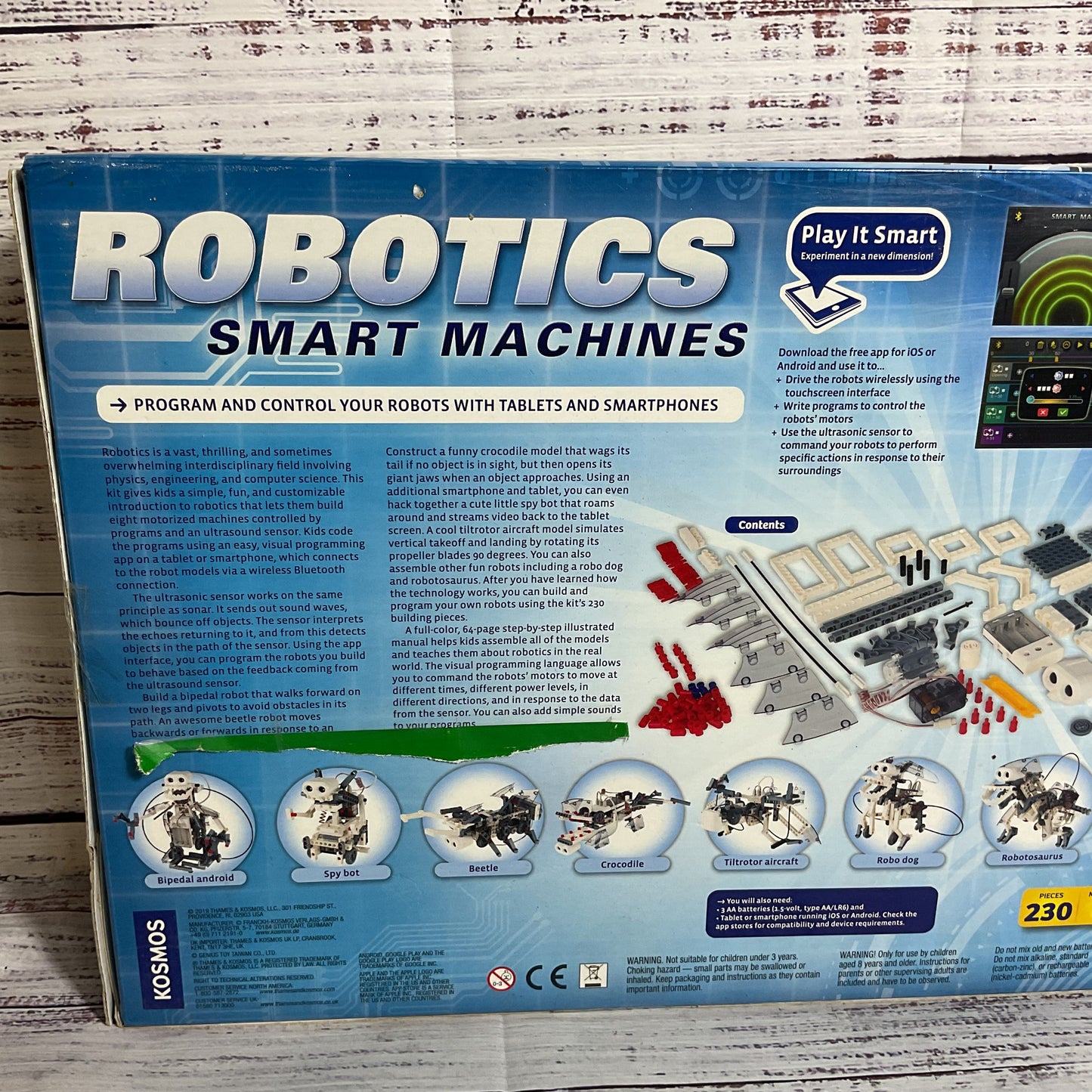 NEW SEALED Thames & Kosmos Stem Experiment Kit Robotics Smart Machines