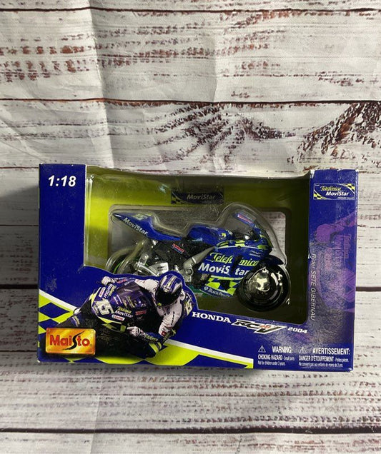 Maisto 1:18 Honda RCV 211 2004 Sete Gibernau Telefonica Movistar