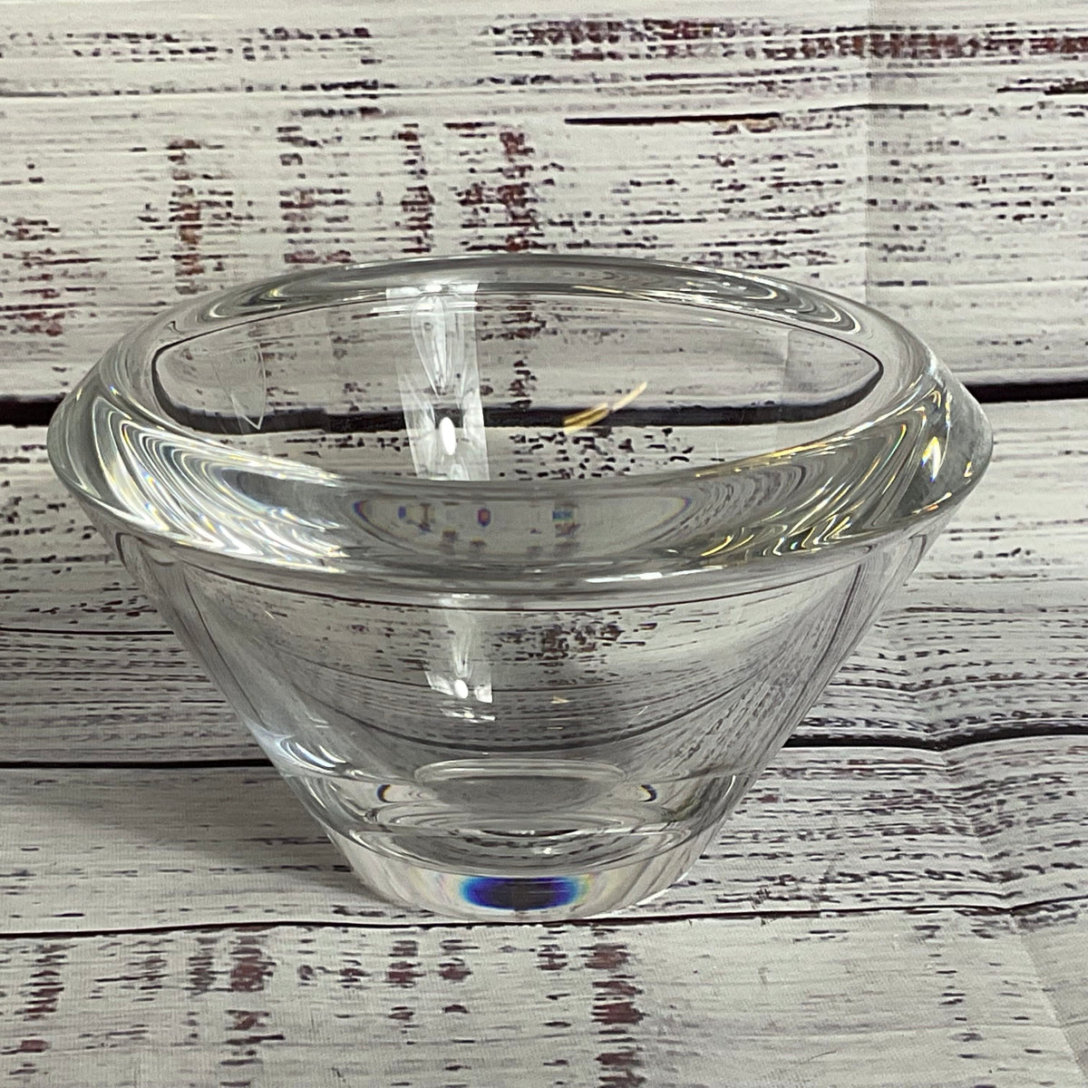ORREFORS Roma Design By L Bergstrom 5" Crystal Decorative Bowl