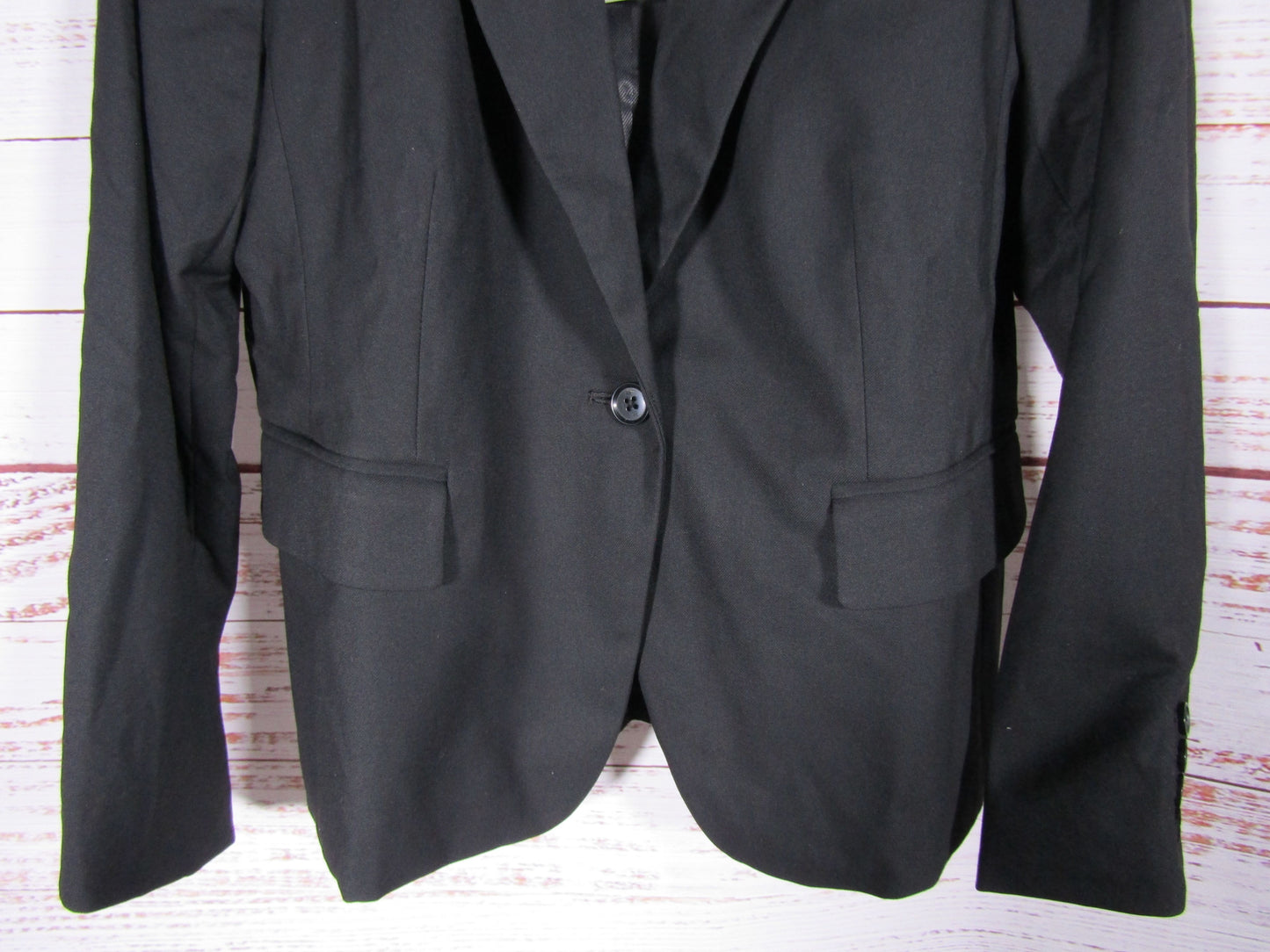 Banana Republic Women's Black Blazer Jacket Size 12 Petite