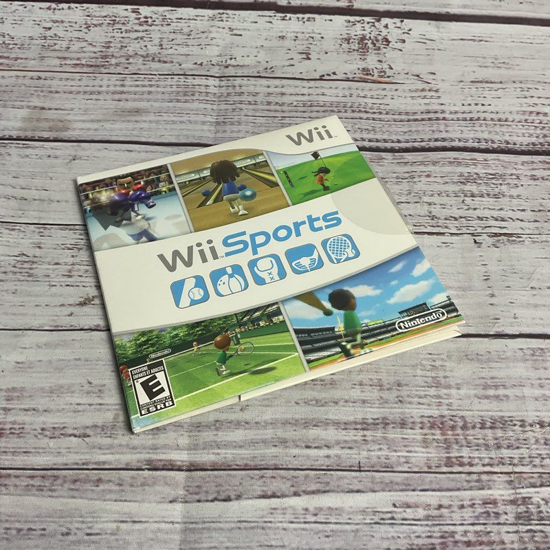 Nintendo Wii Sports 2006-2007 Game Disc & Manual in Paper Case