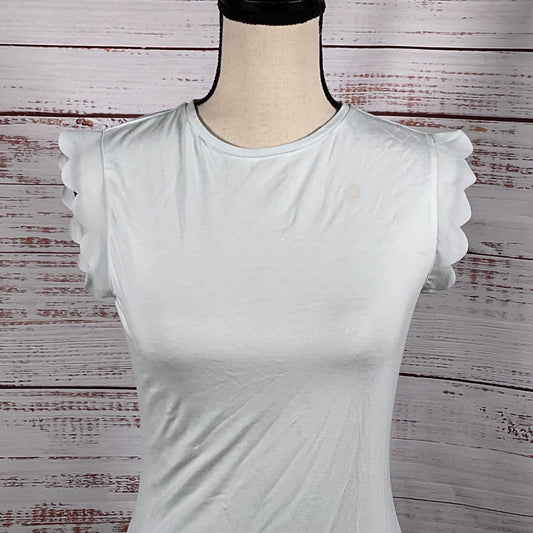 NWD TED BAKER Women's Scallop Sleeve Cap Tee Blouse- SZ 1/ 4 US